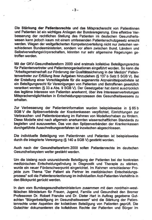 Petitionsauschuss des Bundestages: Seite 3