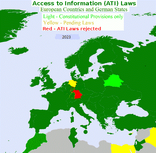 FOI laws in Europe